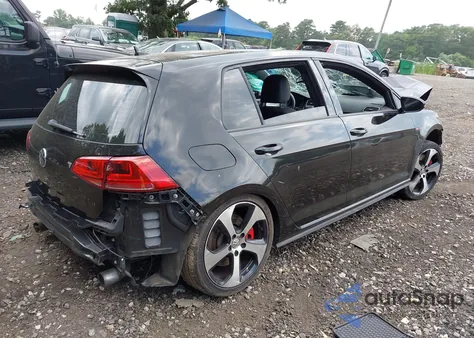 2015 Volkswagen Golf Gti 2.0T Se W/Performance Package 4-Door из США, поврежденный, VIN 3VW547AU6FM083795